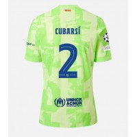 Maglia Calcio Barcelona Pau Cubarsi #2 Terza Divisa 2024-25 Manica Corta